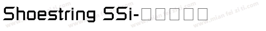 Shoestring SSi字体转换
